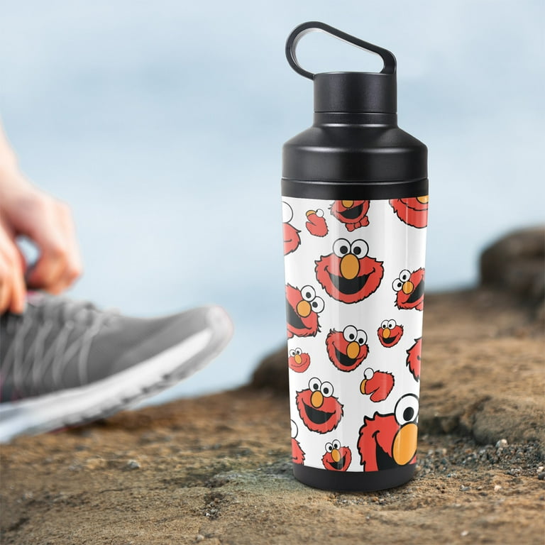 Sesame Street Official Elmo Face Pattern 18 oz Insulated