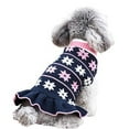 thumbnail image 5 of kladzum Dog Clothes Popular Fashion Pet Winter Warm Sweater Interval Color Pet Clothes Pet Sweater Warm Dog Coat Dogs Costume Jacket, 5 of 8