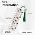 thumbnail image 3 of Kdxio Funny Animals Series Print Metal Tassel Bookmarks,Perfect Gift for Art Lovers and Bookworms Metal Bookmarks for Women, 3 of 8