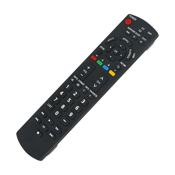 New Replaced Remote N2QAYB000806 compatible with Panasonic TV TC-P50UT50 TH-C50HD18 TH-M50HD18 TC-L47E50 TC-L55E50