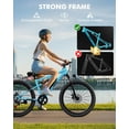 thumbnail image 3 of Actbest Racer Electric Bike for Adults, 26" Tires, 21-Speed Mountain Lightweight Ebike with 350W Brushless Motor,48V 375Wh Removable Battery,Up to 40 Miles Range, 3 of 6
