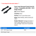 thumbnail image 2 of Front Lower Rearward Control Arm Kit - 2 Piece - Compatible with 2006 - 2010 Dodge Charger 2007 2008 2009, 2 of 2