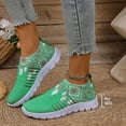thumbnail image 6 of Women's Mesh Flats Shoes Breathable Slip on Shoes Casual Colorful Flats Comfortable Sport Walking Shoes, 6 of 9