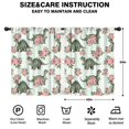 thumbnail image 2 of Blackout Kids Curtains,LightGreen Dinosaurs Floral Pattern Childrens Insulated Curtains Set Of 2,Bedroom Essentials,Toddler Room Decor 42"x54", 2 of 5