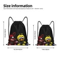 thumbnail image 4 of Saiise Five Nights At Freddy'S Print Drawstring Backpack String Bag Sackpack Cinch Water Resistant for Gym Shopping Sport Yoga, 4 of 9