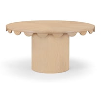 Meridian Furniture Dahlia 60" Natural Oak Veneer Dining Table