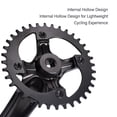 thumbnail image 4 of Juego De Bielas Para Bicicleta De Montaña, Juego De Bielas Cónico Cuadrado BCD De 104 Mm Juego De Bielas Para Bicicleta Con Cadena Positiva Negativa De aleación De Aluminio 36T, 4 of 7