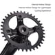 thumbnail image 4 of Juego De Bielas Para Bicicleta De Montaña, Juego De Bielas Cónicas Cuadradas Juego De Bielas Para Bicicleta De Fresado De Precisión CNC aleación De Aluminio 36T 104 Mm BCD Para, 4 of 7