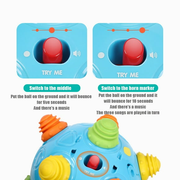 Baby Music Shake Dancing Ball Toy Bouncing Sensory Developmental Ball Toy Baby Music Shake Dancing Ball Toy Bouncing Sensory Developmental Ball Toy For Boys And Girls