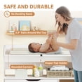 thumbnail image 4 of Wanan 3 Drawer Diaper Changing Table Dresser, White, 4 of 8