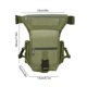 thumbnail image 5 of Bolsa para equipo de acampada y senderismo, ciclismo, para exteriores, bolsa para pierna, almacenamiento táctico, riñonera multifuncional, bolsa para equipo multicapa, bolsa de tela Oxford, 5 of 9