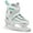 White, variant on Lake Placid Summit Girls Adjustable Ice Skate, Large