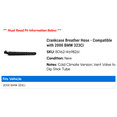 thumbnail image 2 of Crankcase Breather Hose - Compatible with 2000 BMW 323Ci, 2 of 2