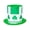 E, variant on Yihuala Green Leprechaun Hat Patrick Day Hat Irish Leprechaun Hat Green Top Hat St Patricks Party Hat Shamrock Hat