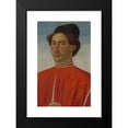 thumbnail image 2 of Cosimo Rosselli 13x18 Black Modern Framed Museum Art Print Titled - Portrait of a Man (ca. 1481-82), 2 of 5