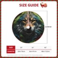 thumbnail image 2 of Sikiie Realistic Style Colorful Wolf Nativity Christmas Tree Skirt, Jesus Christian Winter Holiday Tree Mat Decoration(30-48IN)48", 2 of 6