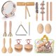 thumbnail image 3 of 11pcs Children Hand Percussion Instruments Kit Portable Kids Music Enlightenment Musical Instruments Set, 3 of 5