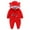 Red, variant on Utlike Baby Boys Bodysuits Snowsuit Winter Coat Warm Hooded For Athletic Fit Playsuits For Size 0 Months-3 Months