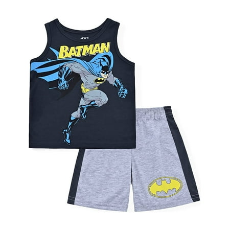 

Batman Toddler Boys Tank Top and Knit Shorts Set Sizes 2T-4T