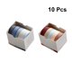 thumbnail image 3 of 10 rollos de cintas de papel Washi, pegatinas de colores, cinta simple, banda de embalaje de regalo para suministros de manualidades, 3 of 6