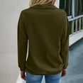 thumbnail image 3 of Womens Half Zip Sweatshirt Long Sleeve Lapel Collar Casual Loose Fit Pullover Tops Fall Fashion Solid Soft Outfits, 3 of 3