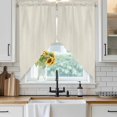 thumbnail image 6 of Cream Solid Color Swag Valances for Windows 2 Pack, Kitchen Window Curtains 36 Inch Length, Aesthetics Contemporary Luxury Privacy Swag Curtains for Living Room/Bathroom with Rod Pocket 36"x36", 6 of 8
