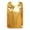 A Gold, variant on IEFIEL Kids Shiny Metallic Vest Top Girls Gymnastics Ballet T-Shirts Tops Stage Performance Dance Costume Royal Blue 11-14