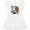 AA-White, variant on Inktastic Little Sister and Biggest Fan Football Player Girls Baby Dress