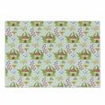thumbnail image 1 of Mushroom Cutting Board, Spring Forest Toadstool House Pattern Fictional Image Art, Decorative Tempered Glass Cutting and Serving Board, Small Size, Multicolor, by Ambesonne, 1 of 1