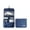 Navy, variant on JOGZMZ Hanging Toiletry Bag - Large Cosmetic Makeup Travel Organizer for Men & Women with Sturdy Hook, 9.45x7.09x3.54in