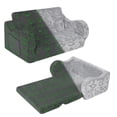 thumbnail image 1 of Silla infantil MOMCAYWEX extra ancha que brilla en gris oscuro, 1 of 6