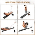 thumbnail image 5 of YUSAZENS Iron Sit Up Bench Multifunctional Abdominal Core Muscle Training Home Gym Bodybuilding Workout Equipment Black, 5 of 5