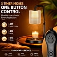 thumbnail image 4 of Asoricing Candle Warmer Lamp, Timer Dimmer Adjustable Height for New Home Bedroom, Vintage Home Decor for Scented Jar, Black, 4 of 7