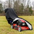 thumbnail image 4 of YOPTOP Housse de Tondeuse 420D Polyester Oxford Robuste 75” x 26” x 43” Housse de Tondeuse Poussée à Conducteur Marchant Imperméable et Protection UV,none,none, 4 of 7