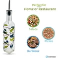 thumbnail image 3 of Containly Glass Olive Oil and Vinegar Dispenser with Stainless Steel, 3 of 6