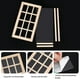 thumbnail image 5 of 2 juegos de mini ventanas para manualidades, 13,2 x 7,1 x 1,3 cm (5,2 x 2,8 x 0,5 pulgadas), ventana en miniatura para muebles, marco de ventana de 12 paneles, 5 of 6
