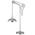 thumbnail image 6 of Evelyn&Zoe Neo 33.5" Tall Solid Wheel Pulley System Table Lamp with Metal Shade in Polished Nickel/Polished Nickel, 6 of 7