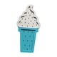 thumbnail image 2 of Luz de noche decorativa de madera con forma de helado, letrero de neón bonito, ambiente romántico Blanco Azul, 2 of 9