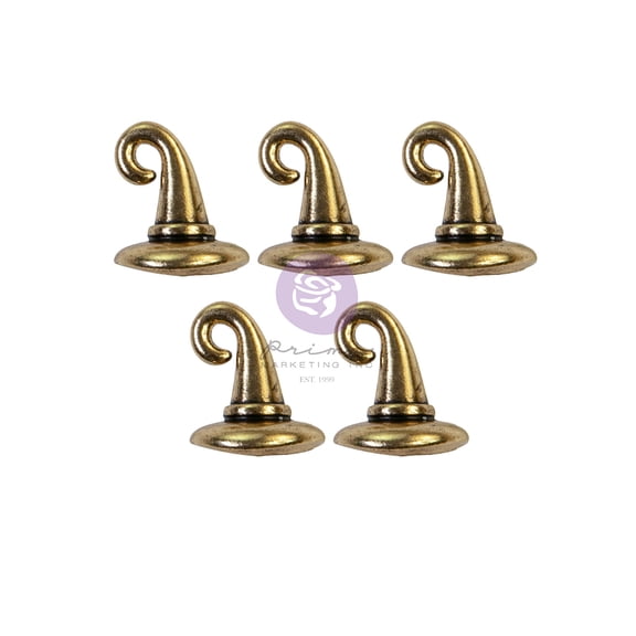 PRIMA MARKETING INC Thirty-One Collection Metal Embellishments - Witch Hat - 5 pcs UPC 655350997359