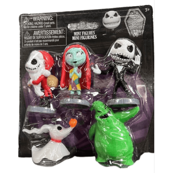 Disney The Nightmare Before Christmas 2.5” Mini Figures, Set of 5