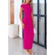 thumbnail image 4 of Vestido largo PRETTYGARDEN para mujer, verano 2025, rosa y rojo, tamaño mediano, 4 of 9