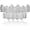 Silver 6 Teeth, variant on DFORD Grillz Vampire Teeth - Grills for Your Teeth Grillz for Women Men 18K Gold-Plated Iced out CZ Fangs Hip Hop Rapper Costume Accessory Cosplay Extra Molding Bars