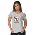 thumbnail image 4 of Steamy Boiling Crab Cooking Novelty Womens Slim Fit Graphic Tee Brisco Brands X, 4 of 5