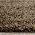 thumbnail image 6 of SAFAVIEH Laguna Neven Plush Solid Shag Area Rug, Taupe, 5'3" x 7'6", 6 of 6