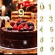 thumbnail image 2 of Cake Number Candles Number 0 To 9 Cake Topper Birthday Candles Smokeless Golden Numbers Party Supplies Baked Dessert Candles For, 2 of 5