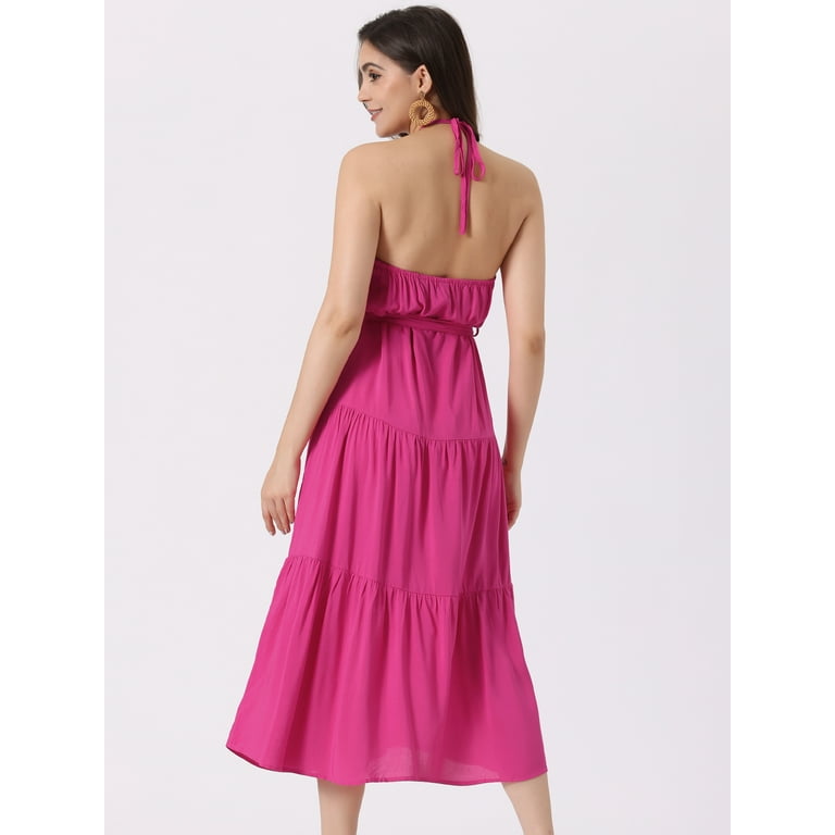 Casual Street Solid Solid Color Strapless A Line Dresses(5 Colors) Casual Street Solid Solid Color Strapless A Line Dresses(5 Colors)