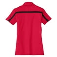 thumbnail image 6 of Yellow Rooster Women Silk Touch Performance Colorblock Stripe Polo Red/Black Grey/Black 3XL, 6 of 6