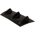 thumbnail image 4 of Ikon Motorsports Compatible with Universal 14" x 6" Ikon Style Rear Bumper Lip Diffuser 3 Fin Gloss Black ABS, 4 of 7