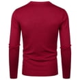 thumbnail image 4 of EGNMCR Chandail Homme Décontracté Col Rond Manches Longues Tricot, 4 of 6