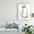 thumbnail image 3 of Trademark Fine Art 'Sitting Pose I' Canvas Art by Jennifer Paxton Parker, 3 of 4